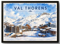 Tableau Val Thorens — Affiche Station de Ski